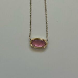 Kendra Scott Elisa Pendant Pink Necklace